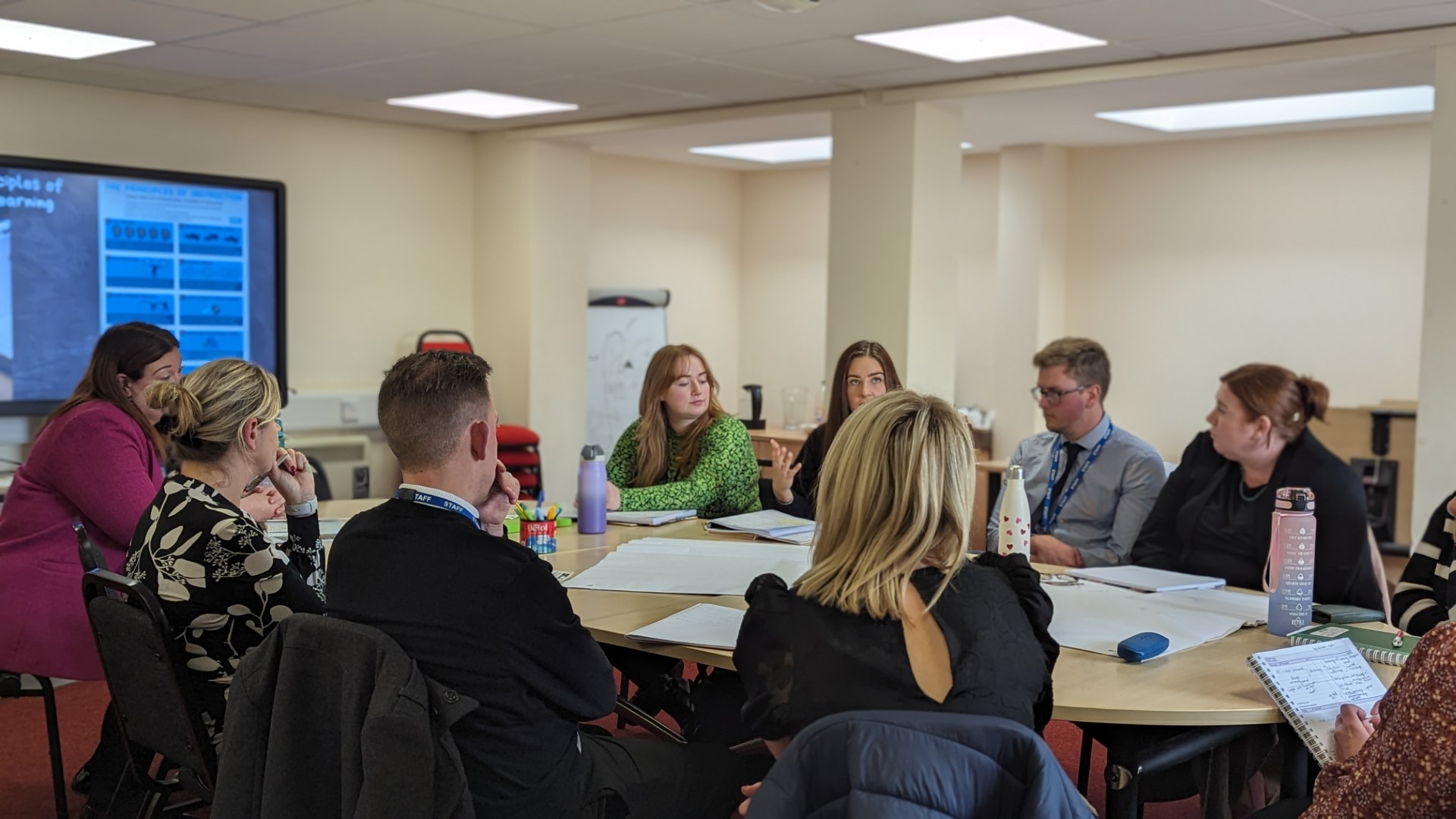 Trust staff in a conference